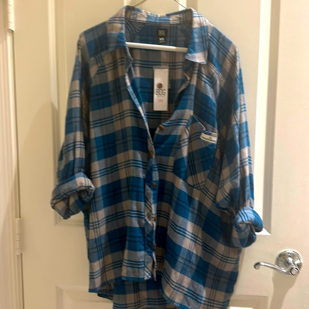 Flannel ladies shirt